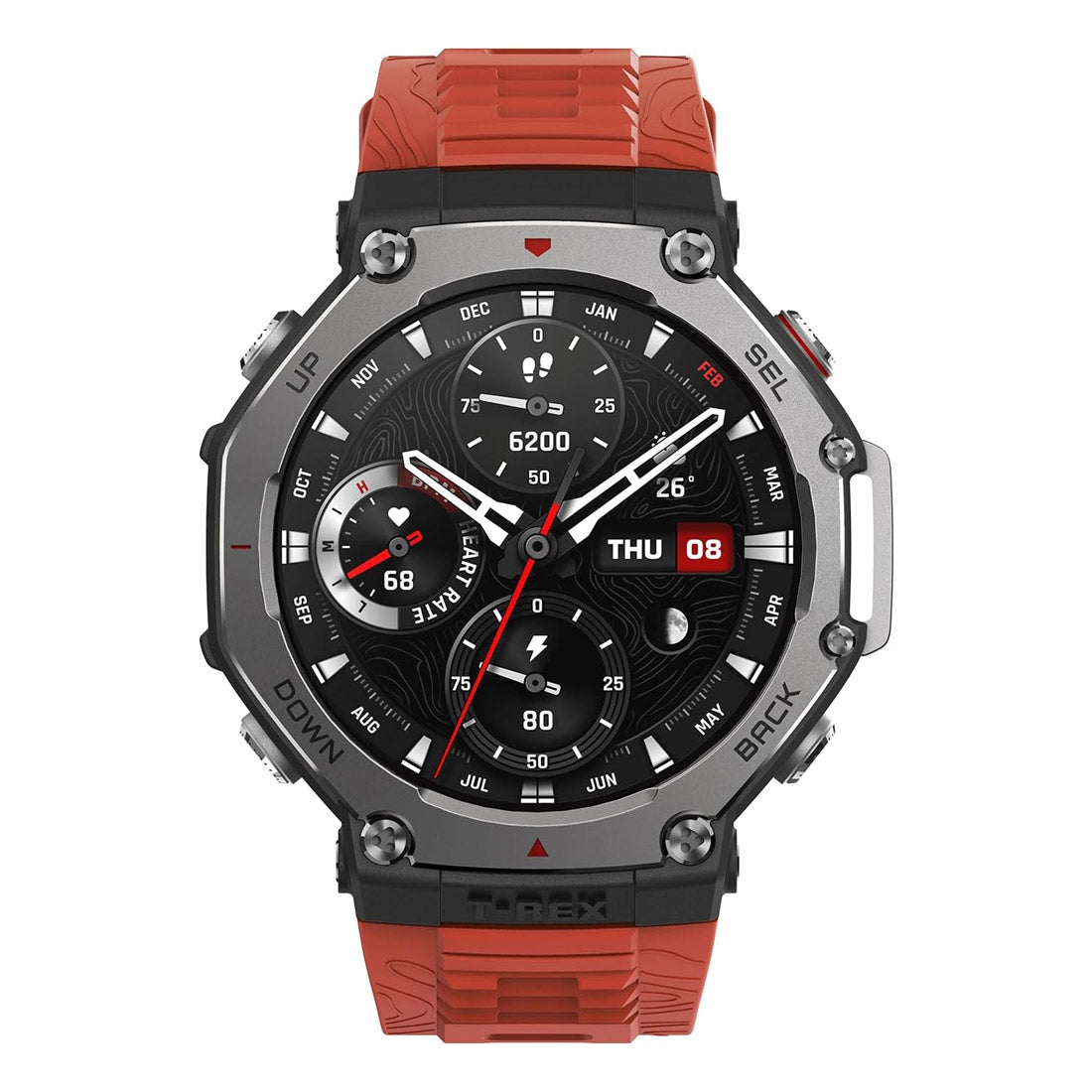 Amazfit T-Rex 3 Outdoor Smart Watch - Lava