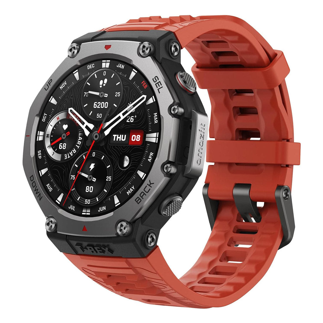 Amazfit T-Rex 3 Outdoor Smart Watch - Lava